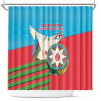 Azerbaijan Independence Day Shower Curtain Mustəqillik Gunu