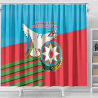 Azerbaijan Independence Day Shower Curtain Mustəqillik Gunu