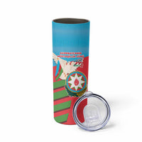 Azerbaijan Independence Day Skinny Tumbler Mustəqillik Gunu