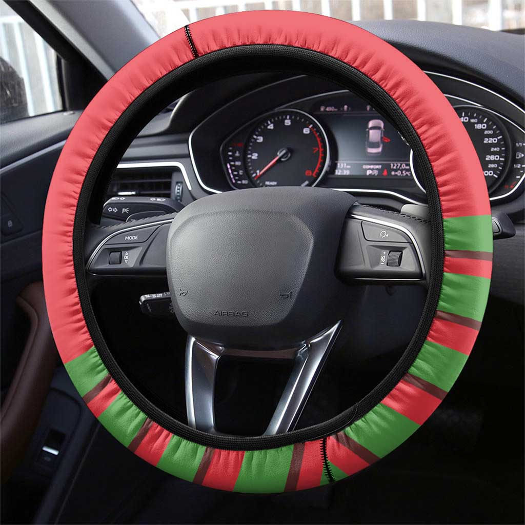 Azerbaijan Independence Day Steering Wheel Cover Mustəqillik Gunu