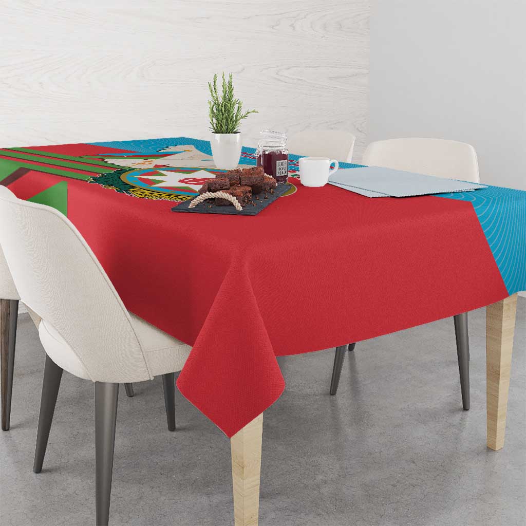Azerbaijan Independence Day Tablecloth Mustəqillik Gunu