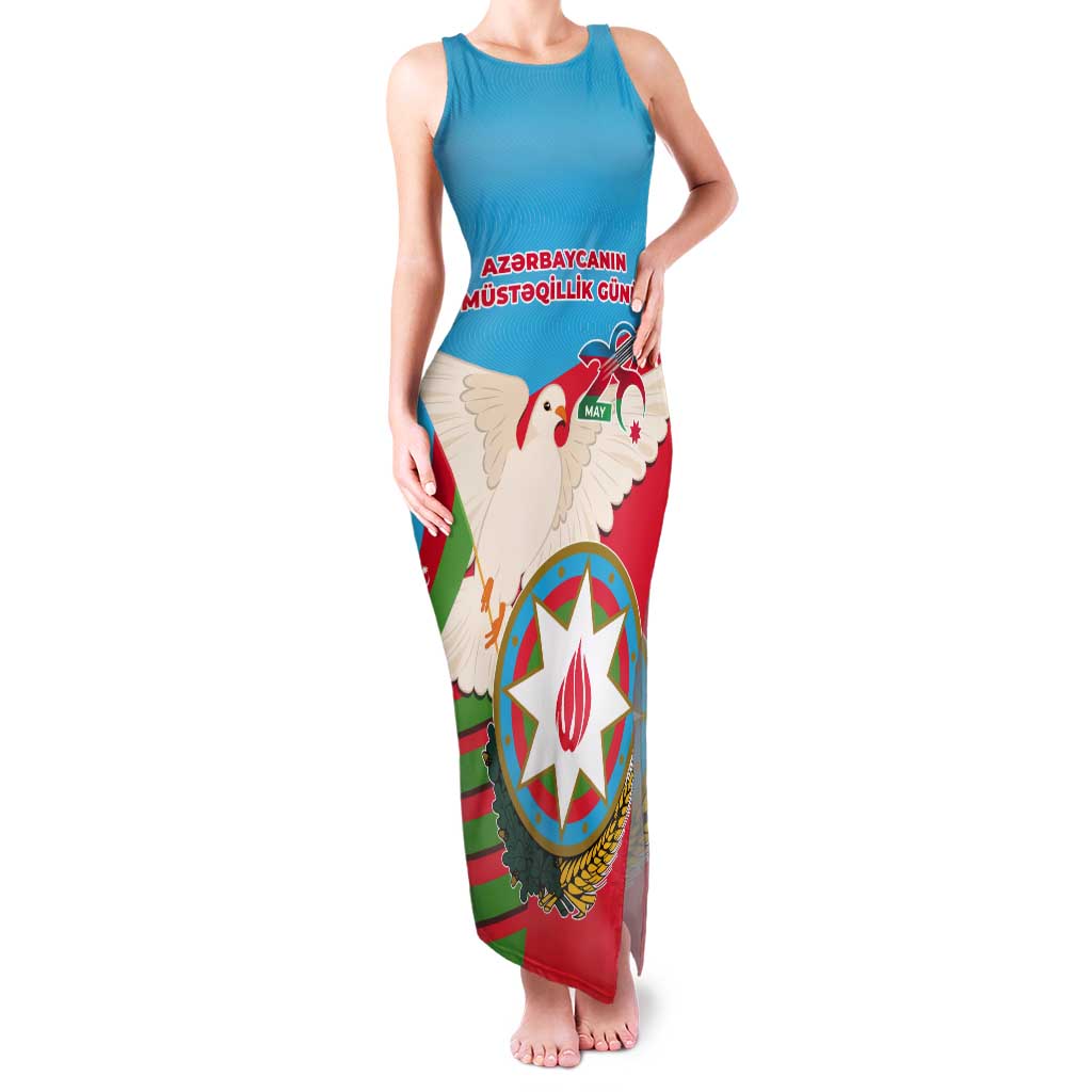 Azerbaijan Independence Day Tank Maxi Dress Mustəqillik Gunu