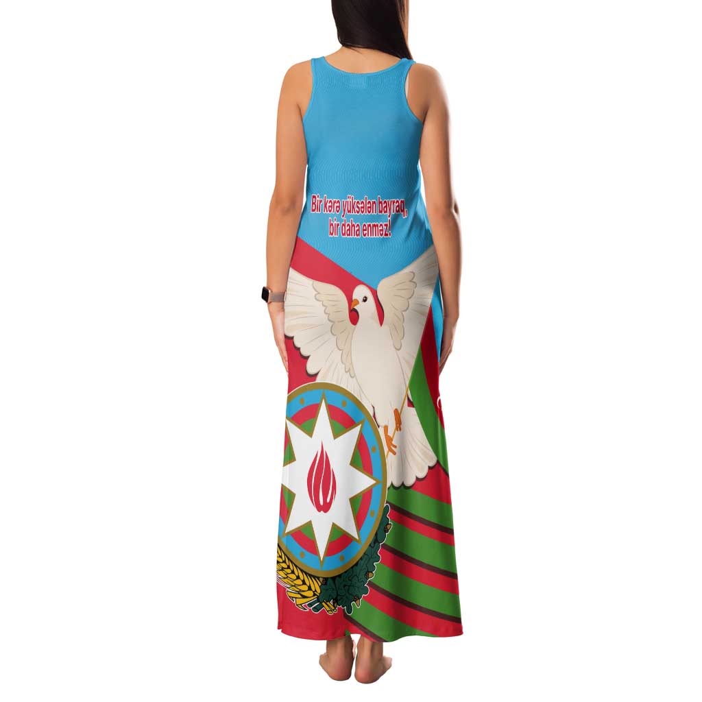 Azerbaijan Independence Day Tank Maxi Dress Mustəqillik Gunu