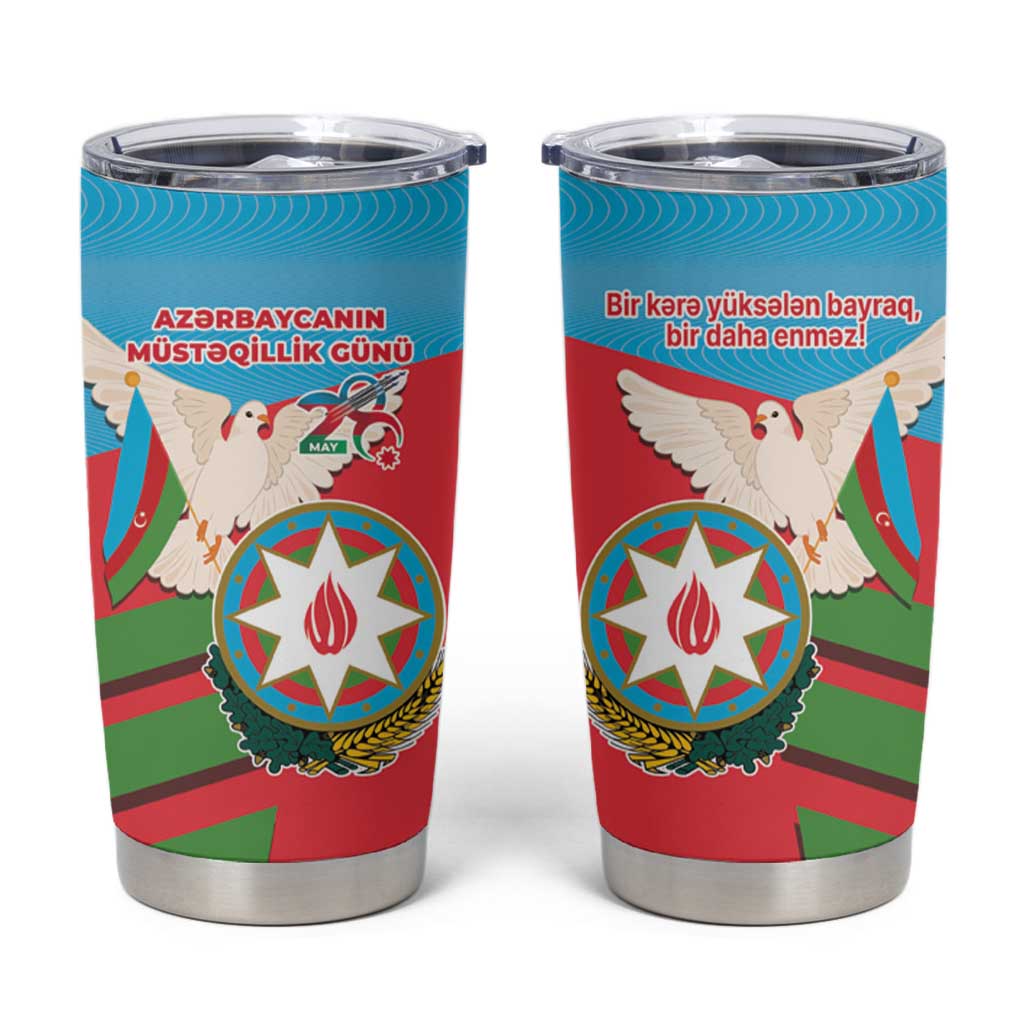 Azerbaijan Independence Day Tumbler Cup Mustəqillik Gunu