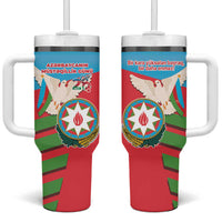 Azerbaijan Independence Day Tumbler With Handle Mustəqillik Gunu