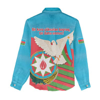 Azerbaijan Independence Day Women Casual Shirt Mustəqillik Gunu