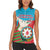 Azerbaijan Independence Day Women Sleeveless Polo Shirt Mustəqillik Gunu