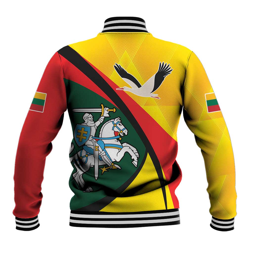 Lithuania Coat of Arms Baseball Jacket Vytis and Gandras