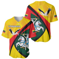 Lithuania Coat of Arms Baseball Jersey Vytis and Gandras