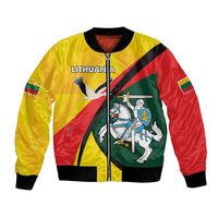 Lithuania Coat of Arms Bomber Jacket Vytis and Gandras