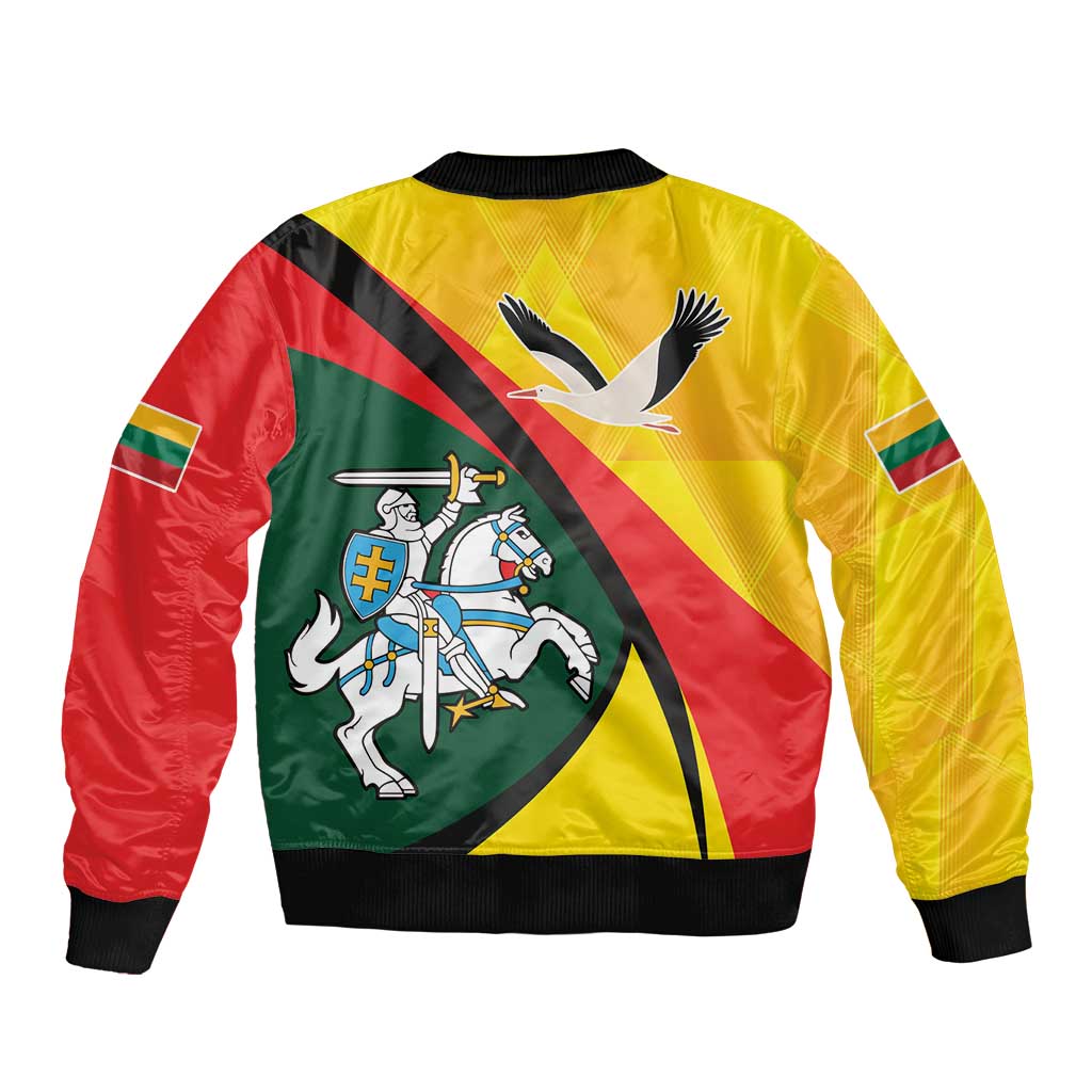 Lithuania Coat of Arms Bomber Jacket Vytis and Gandras