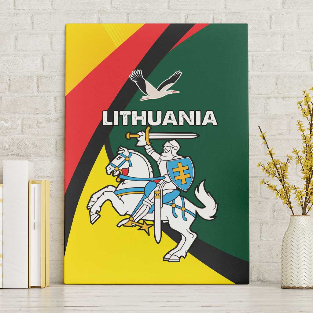 Lithuania Coat of Arms Canvas Wall Art Vytis and Gandras