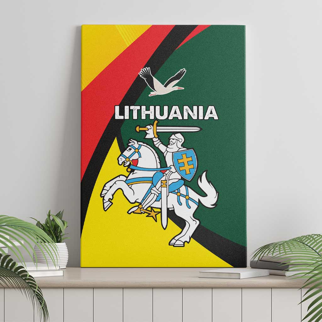 Lithuania Coat of Arms Canvas Wall Art Vytis and Gandras