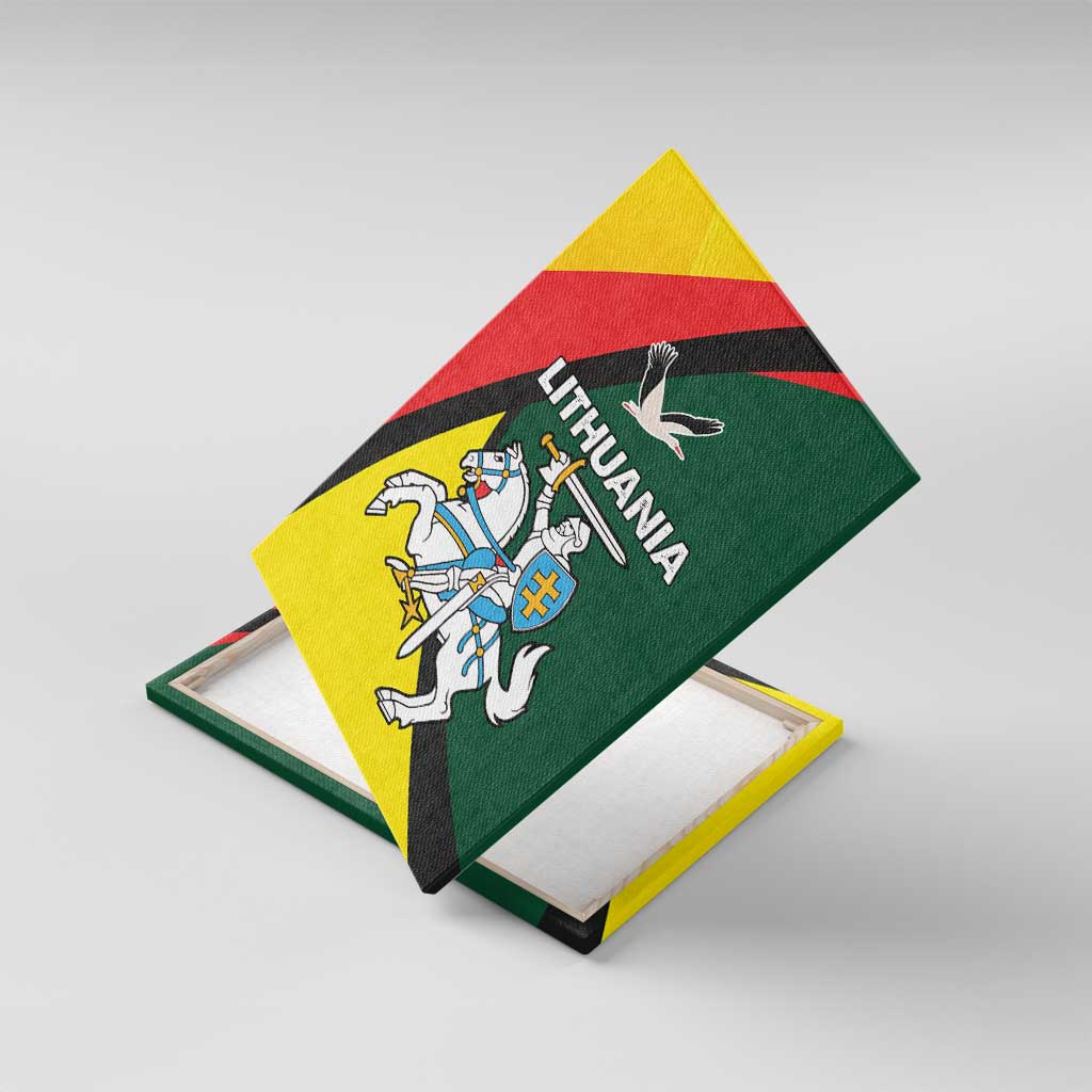 Lithuania Coat of Arms Canvas Wall Art Vytis and Gandras