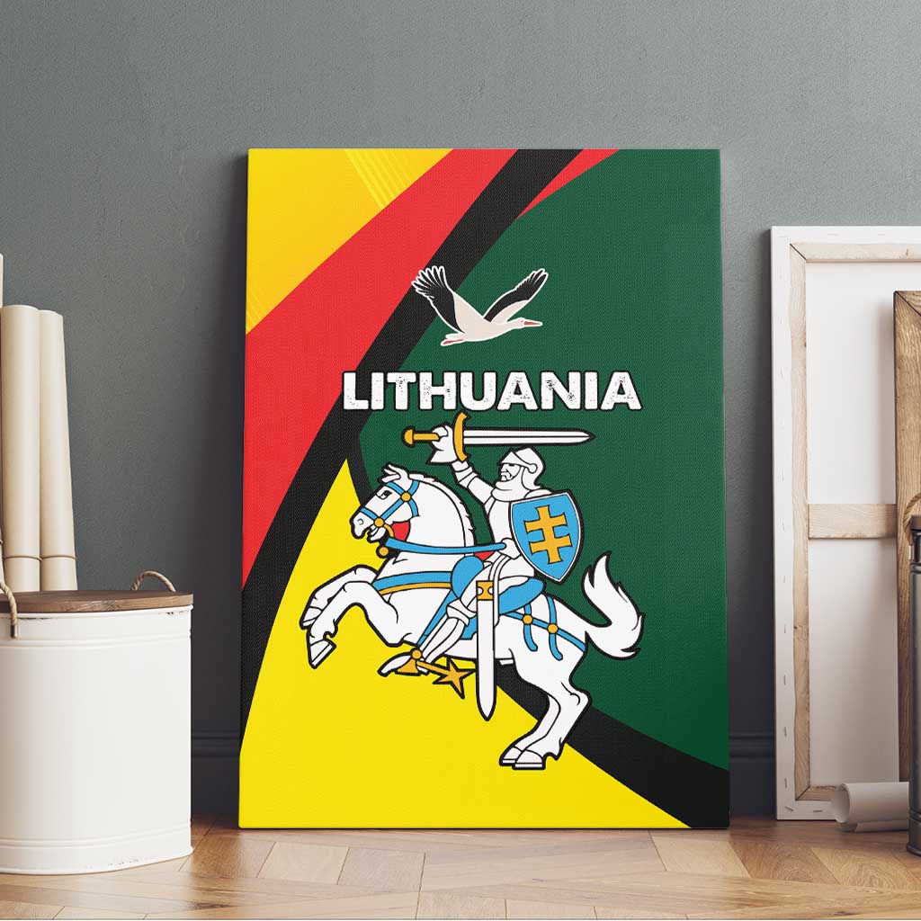 Lithuania Coat of Arms Canvas Wall Art Vytis and Gandras