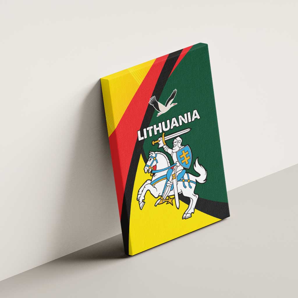 Lithuania Coat of Arms Canvas Wall Art Vytis and Gandras