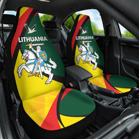 Lithuania Coat of Arms Car Seat Cover Vytis and Gandras