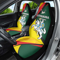 Lithuania Coat of Arms Car Seat Cover Vytis and Gandras