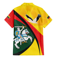 Lithuania Coat of Arms Family Matching Mermaid Dress and Hawaiian Shirt Vytis and Gandras