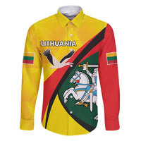 Lithuania Coat of Arms Family Matching Puletasi and Hawaiian Shirt Vytis and Gandras