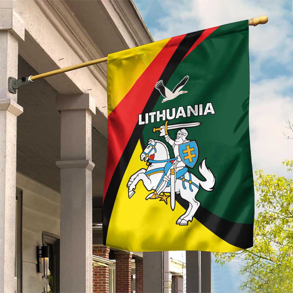 Lithuania Coat of Arms Garden Flag Vytis and Gandras