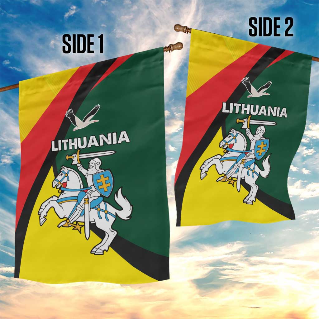 Lithuania Coat of Arms Garden Flag Vytis and Gandras