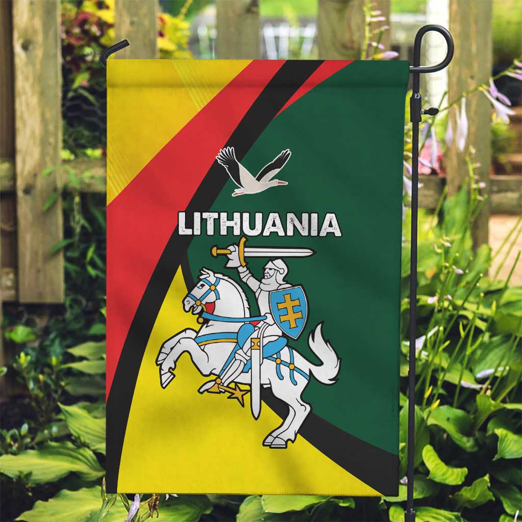 Lithuania Coat of Arms Garden Flag Vytis and Gandras