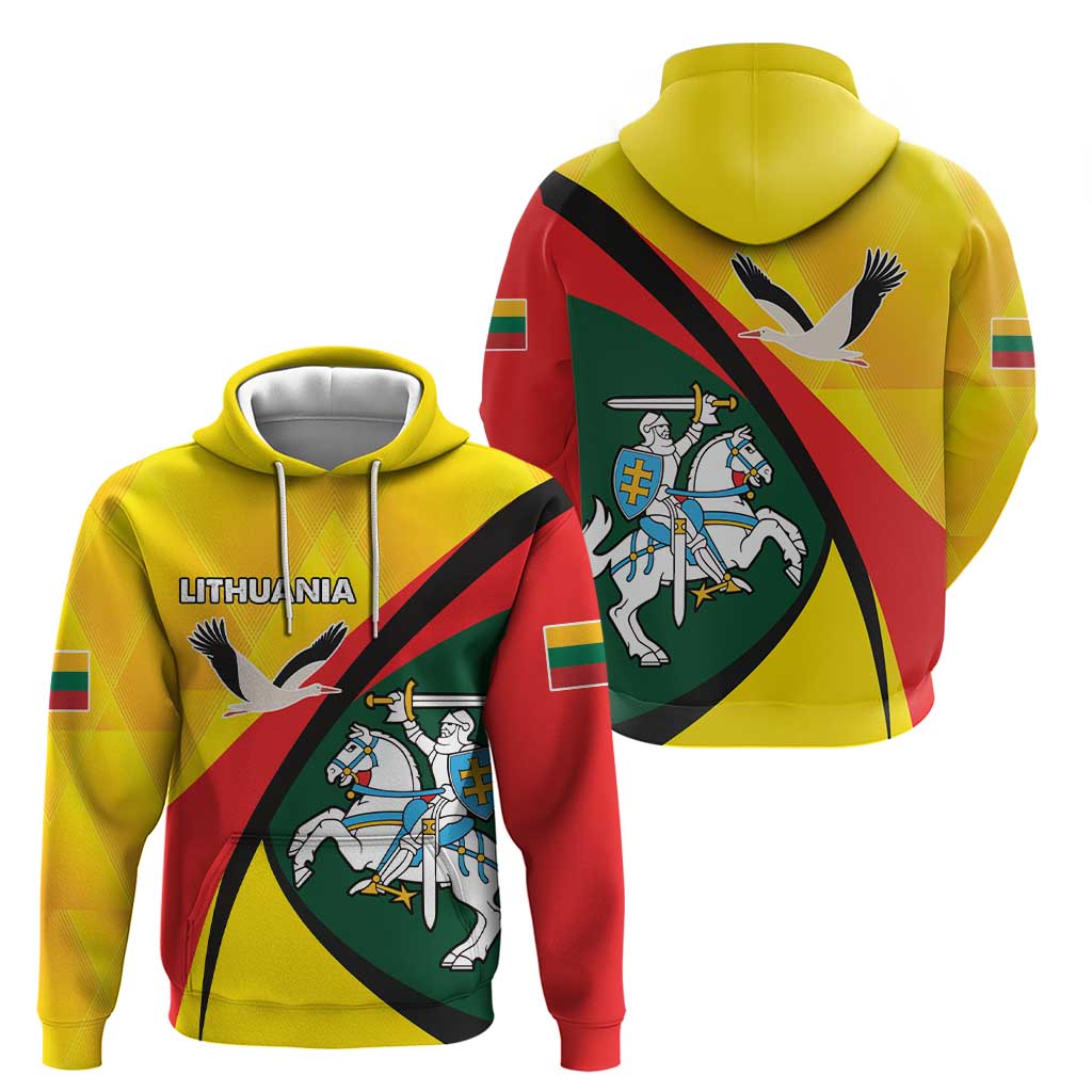 Lithuania Coat of Arms Hoodie Vytis and Gandras
