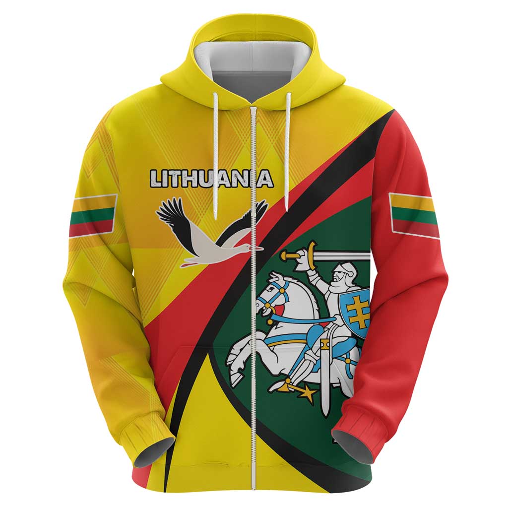 Lithuania Coat of Arms Hoodie Vytis and Gandras