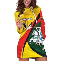 Lithuania Coat of Arms Hoodie Dress Vytis and Gandras