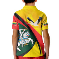 Lithuania Coat of Arms Kid Polo Shirt Vytis and Gandras