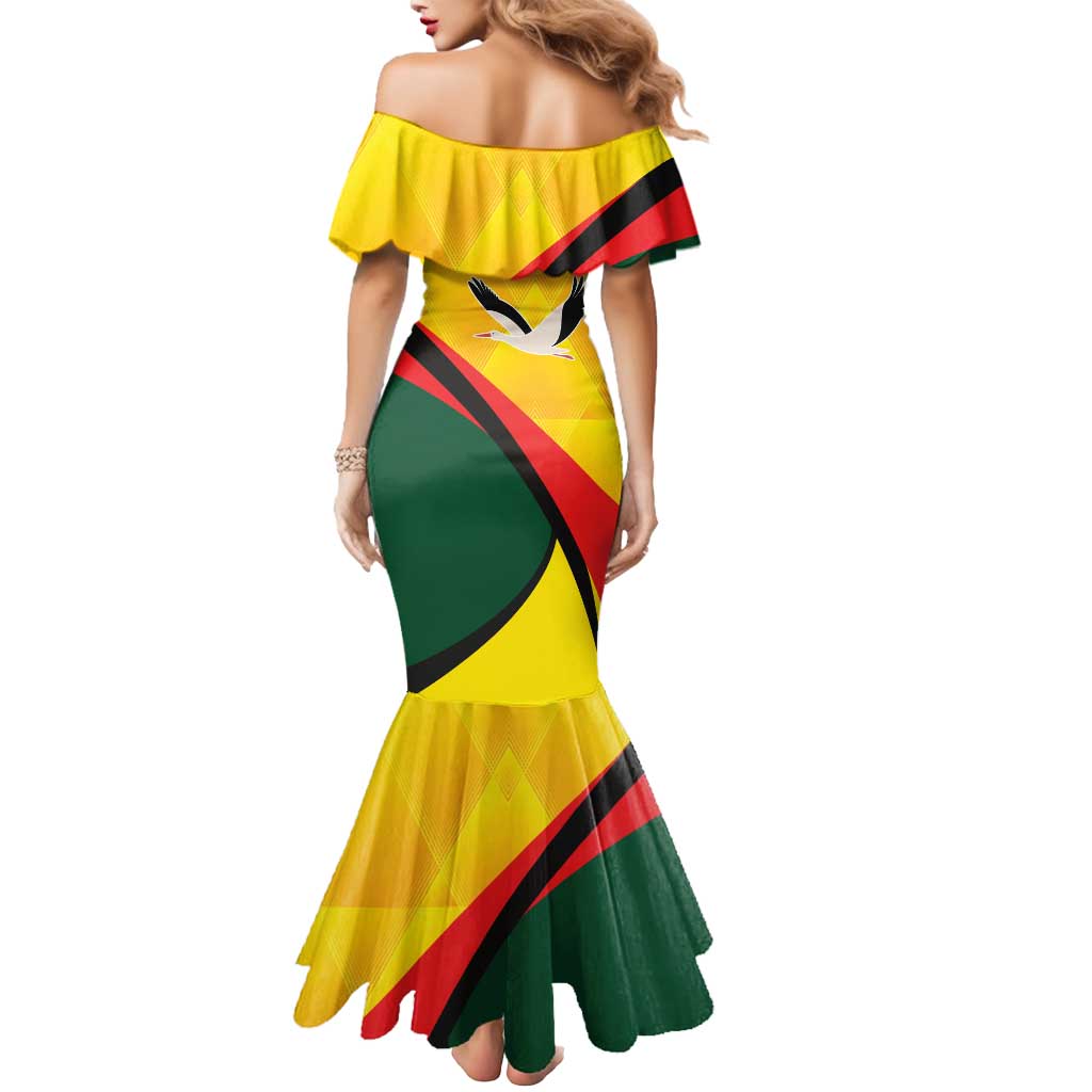 Lithuania Coat of Arms Mermaid Dress Vytis and Gandras