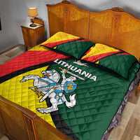 Lithuania Coat of Arms Quilt Bed Set Vytis and Gandras LT17 - Wonder Print Shop