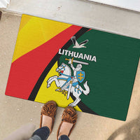 Lithuania Coat of Arms Rubber Doormat Vytis and Gandras LT17 - Wonder Print Shop