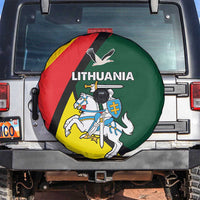 Lithuania Coat of Arms Spare Tire Cover Vytis and Gandras LT17 - Wonder Print Shop