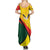 Lithuania Coat of Arms Summer Maxi Dress Vytis and Gandras LT17 - Wonder Print Shop