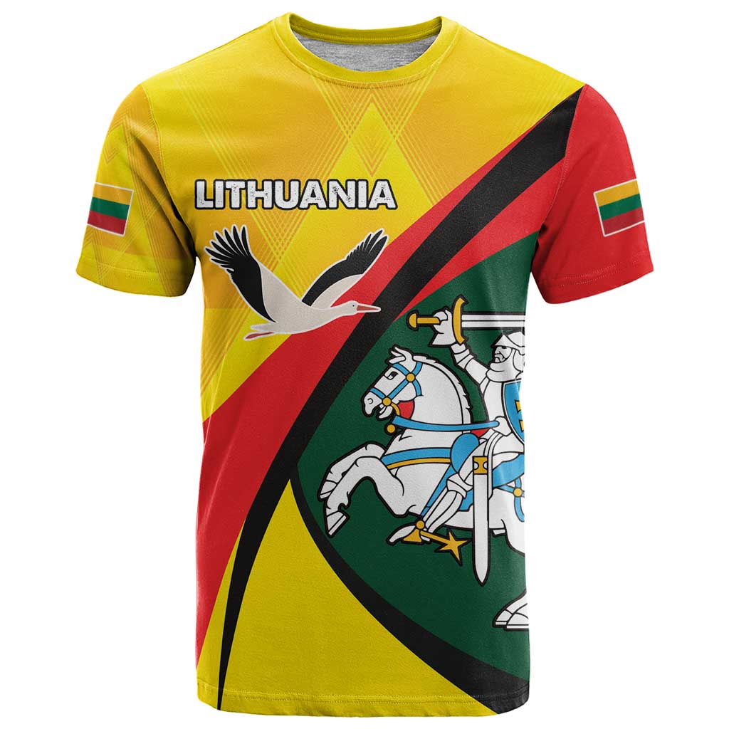 Lithuania Coat of Arms T Shirt Vytis and Gandras LT17 - Wonder Print Shop