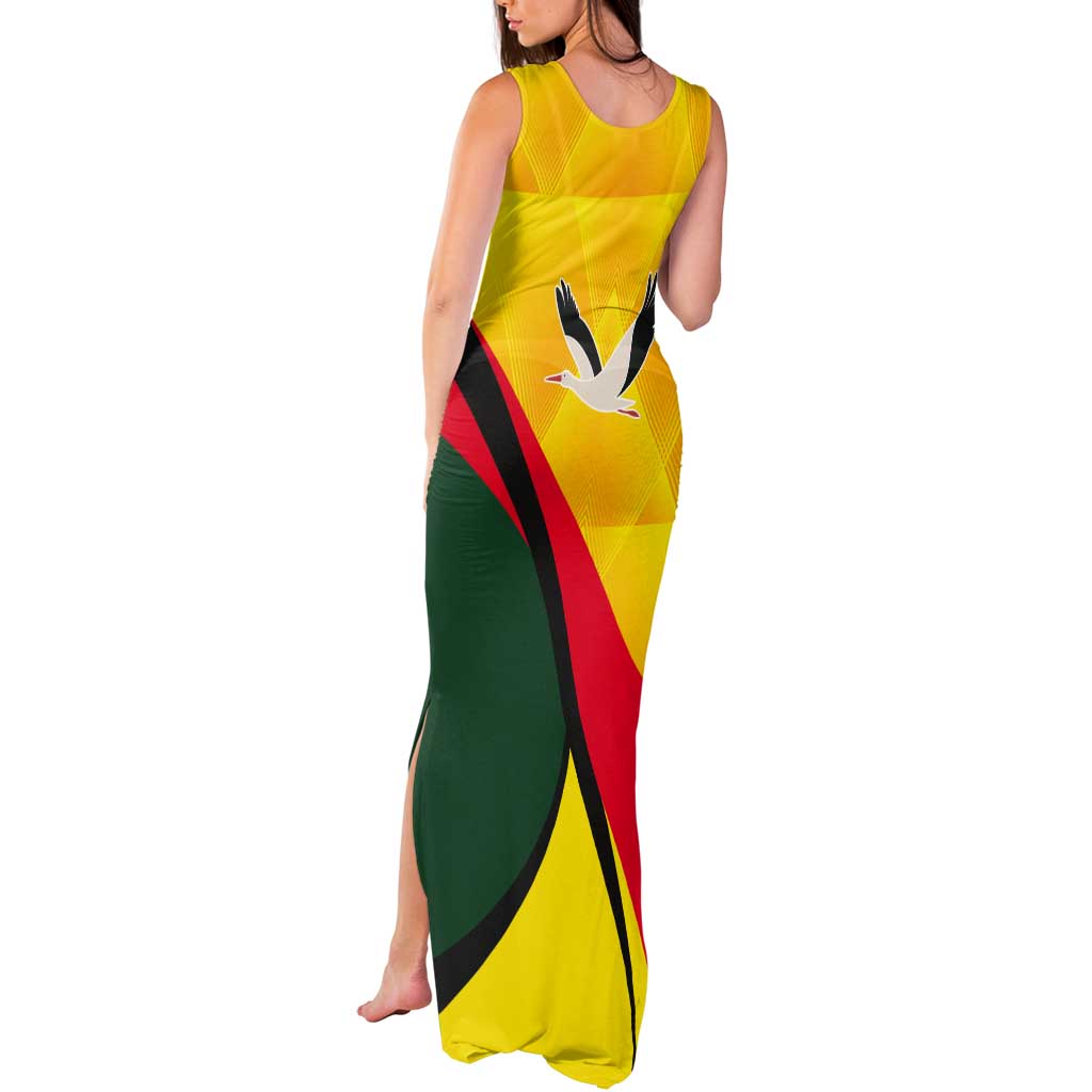 Lithuania Coat of Arms Tank Maxi Dress Vytis and Gandras LT17 - Wonder Print Shop