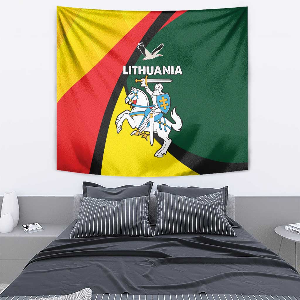 Lithuania Coat of Arms Tapestry Vytis and Gandras LT17 - Wonder Print Shop