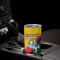 Lithuania Coat of Arms Tumbler Cup Vytis and Gandras LT17 - Wonder Print Shop