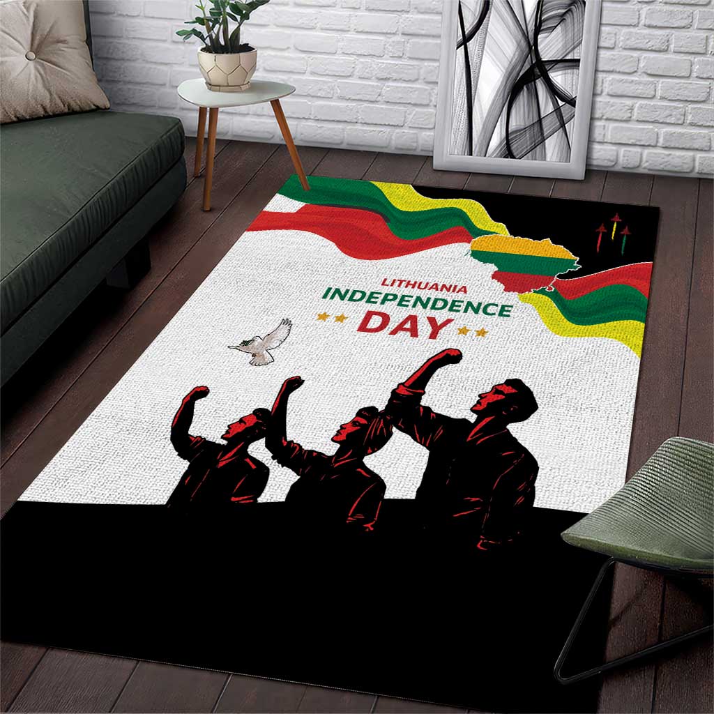 Lithuania Independence Day Area Rug 16th February