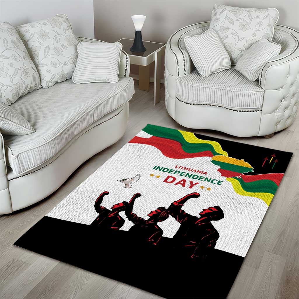 Lithuania Independence Day Area Rug 16th February