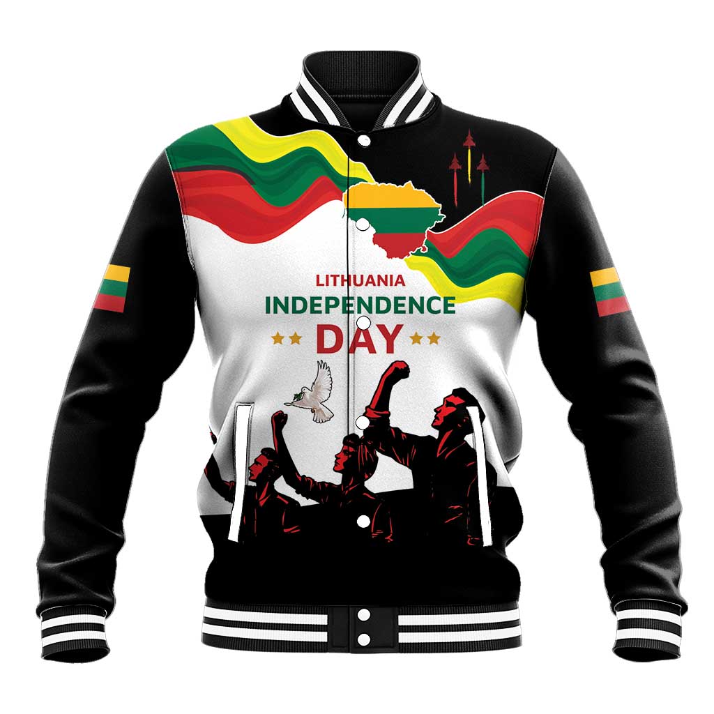 Lithuania Independence Day Baseball Jacket 16th February