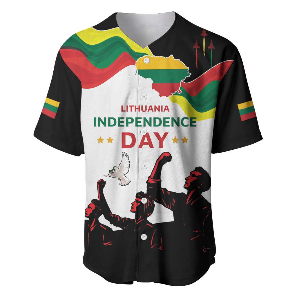 Lithuania Independence Day Baseball Jersey 16th February