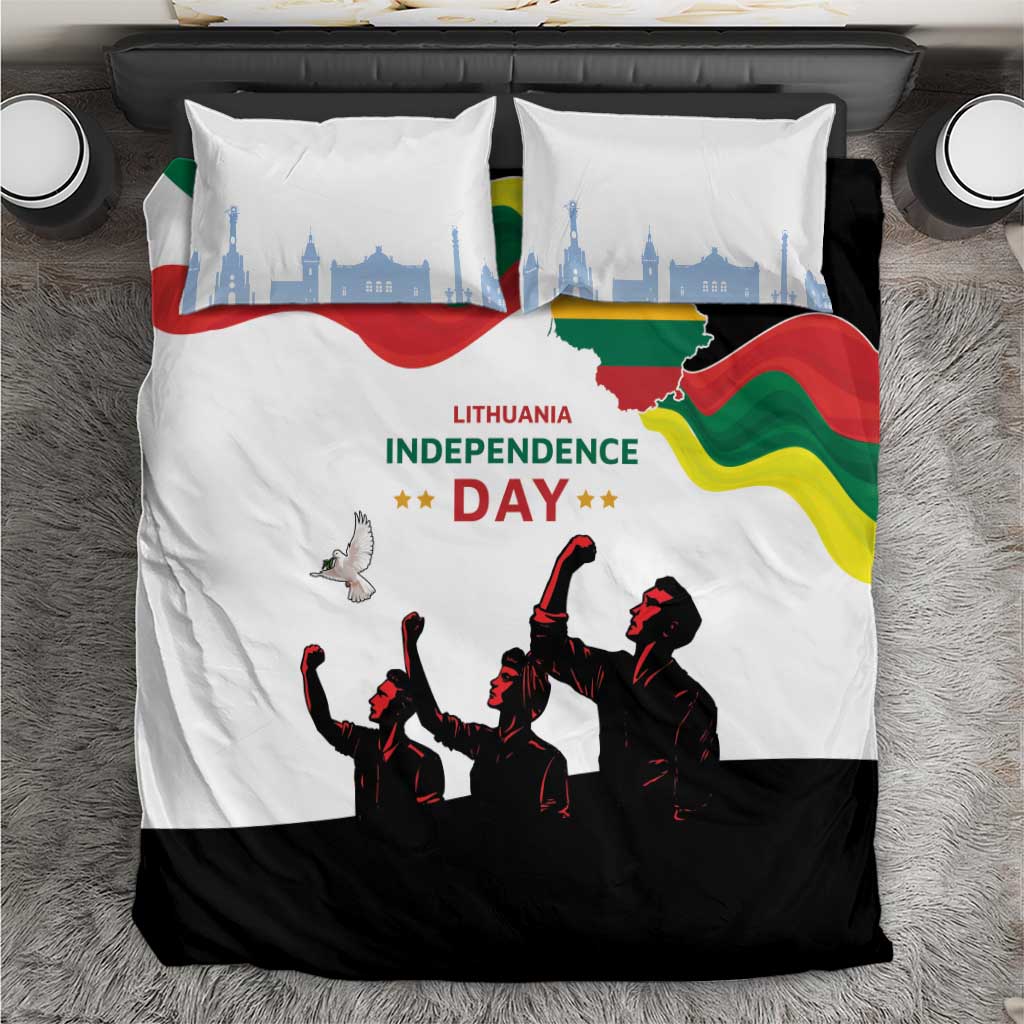 Lithuania Independence Day Bedding Set 16th February