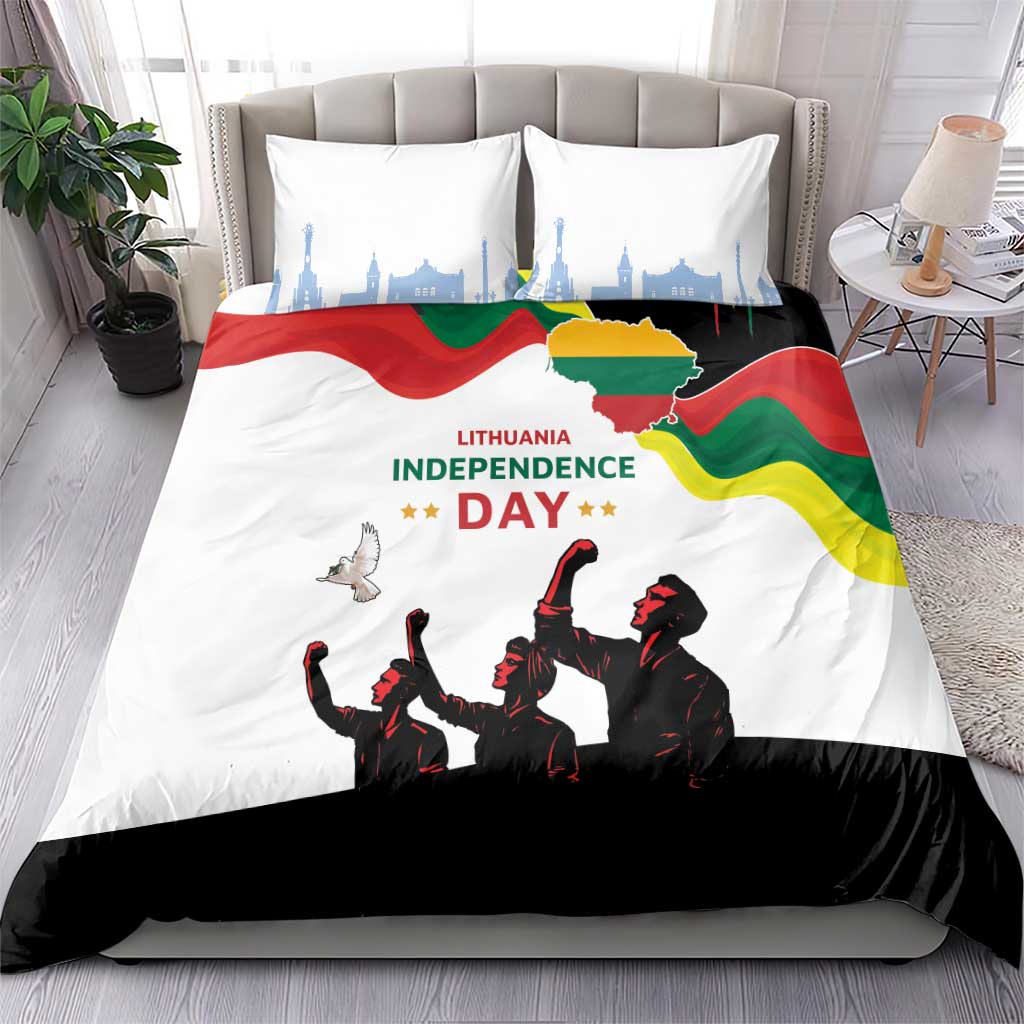 Lithuania Independence Day Bedding Set 16th February