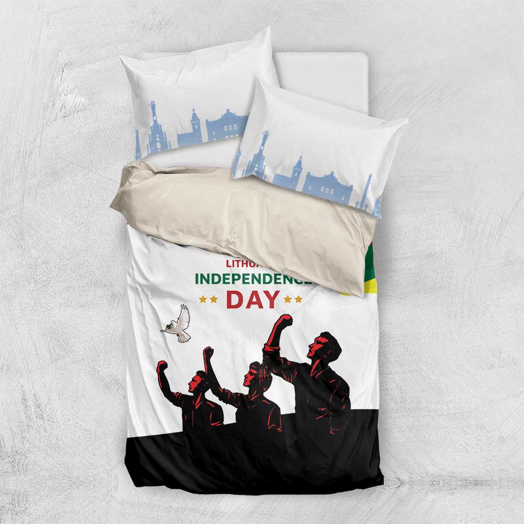 Lithuania Independence Day Bedding Set 16th February