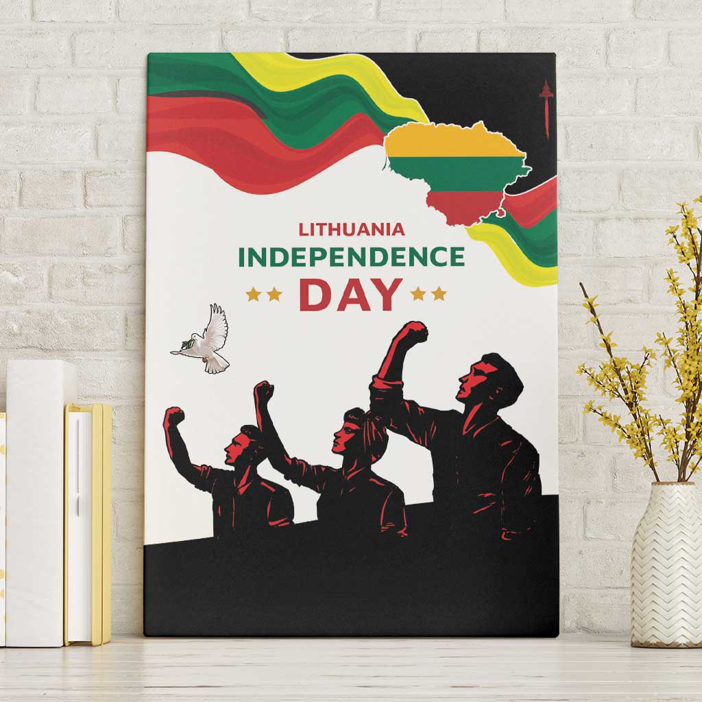 Lithuania Independence Day Canvas Wall Art 16th February