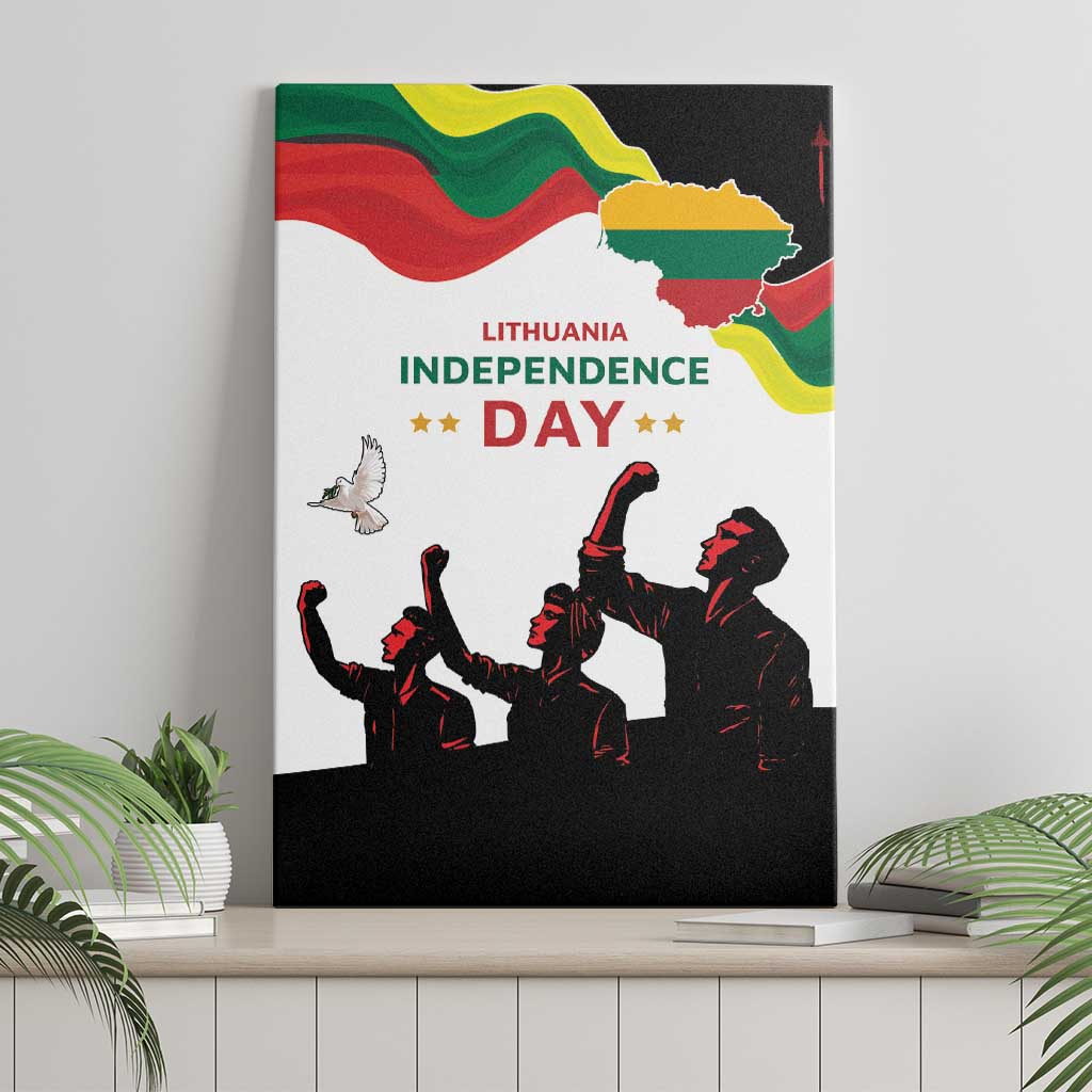 Lithuania Independence Day Canvas Wall Art 16th February