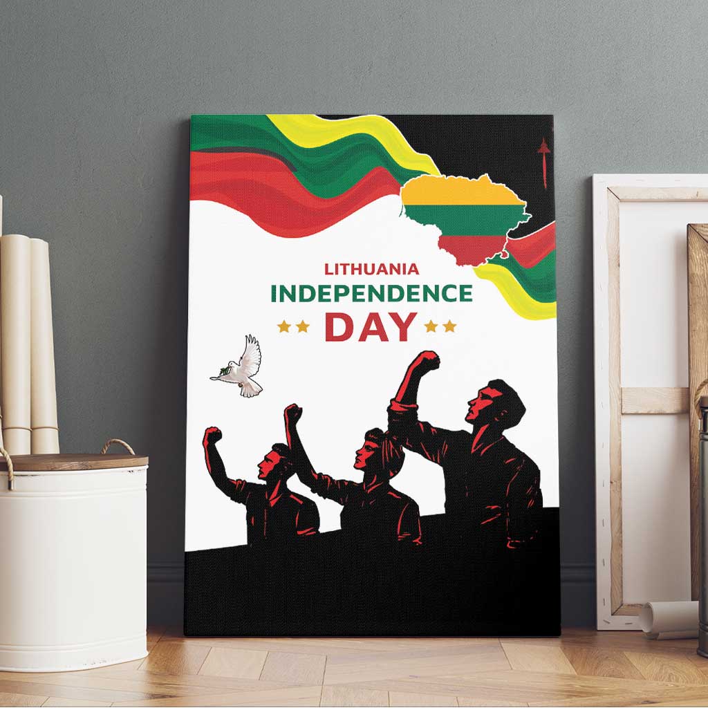 Lithuania Independence Day Canvas Wall Art 16th February